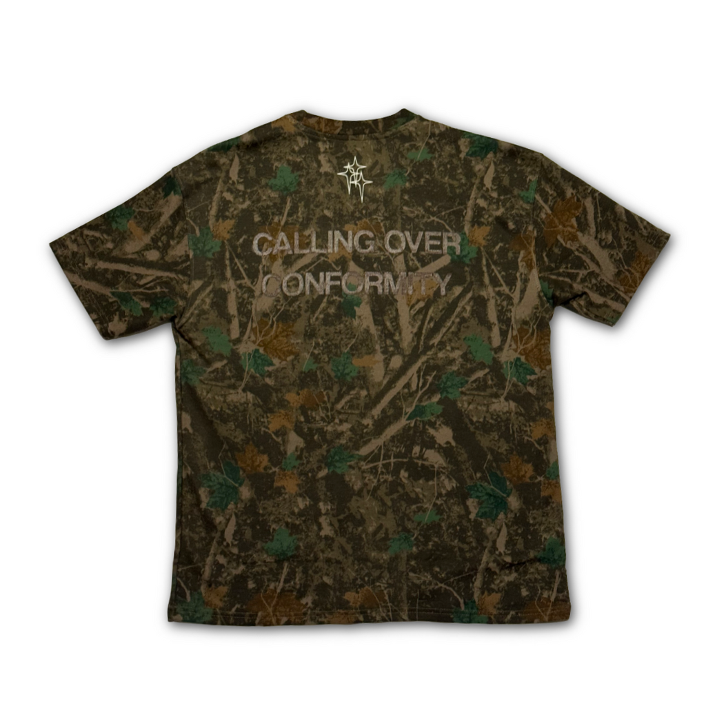 Camo Calling Over Conformity Tee